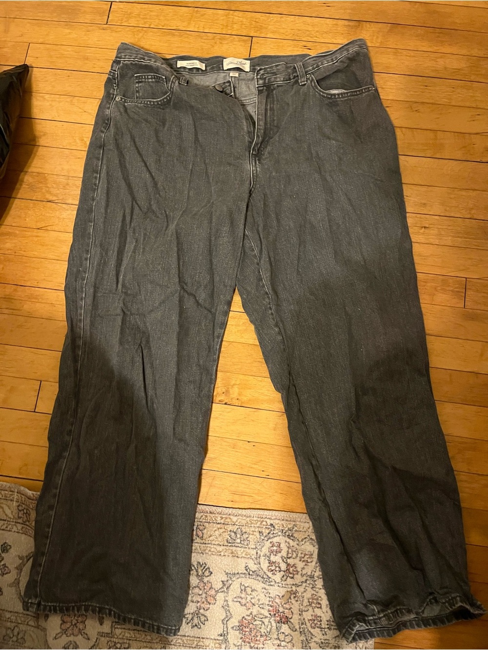 Universal Thread Washed Black High-Rise Jeans